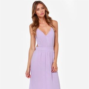 Lulus Rooftop Garden Maxi in Lavender